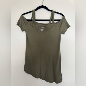 American Eagle Women soft and sexy rib top Small